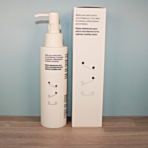 PHYLA pH Balancing Gel Face Cleanser For Pores, Acne, Blemishes, & Oiliness NIB - Picture 4 of 8